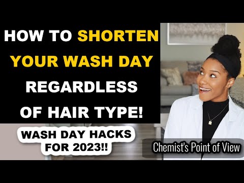 5 WAYS TO SHORTEN YOUR WASH DAY REGARDLESS OF HAIR TYPE!