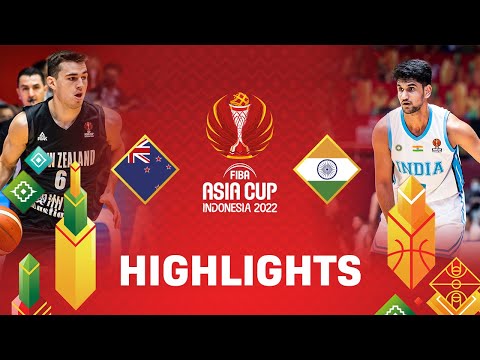 New Zealand vs India Highlights | FIBA Asia Cup 2022