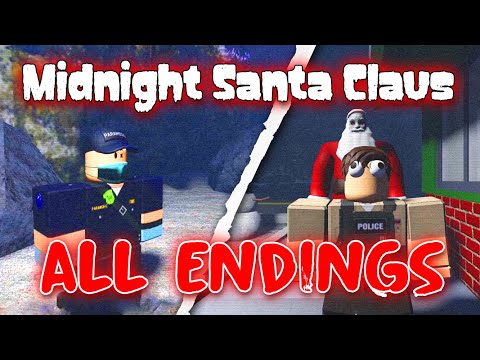 Midnight Santa Claus [HORROR] - All Endings [Roblox]