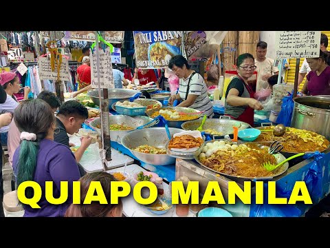 Quiapo Market Manila - Streets and Market Scenes this Christmas 2024 | Walking Tour Philippines