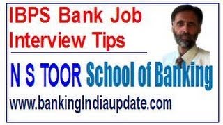 IBPS Bank PO Interview Tips