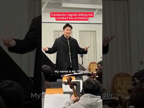 How conductors breed conductors… #aylexthunder #orchestra #conducting #conductor #classicalmusic