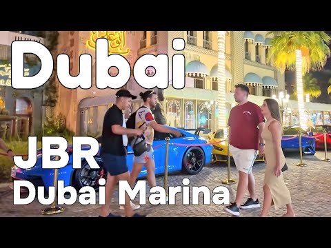 Dubai 🇦🇪 Amazing JBR, Dubai Marina [4K] Walking Tour