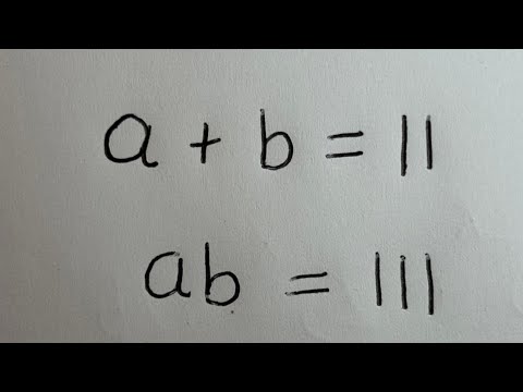 A Nice Math Olympiad Problem | What Is The Value Of "a" and "b" In This Problem??? | Fast Trick!