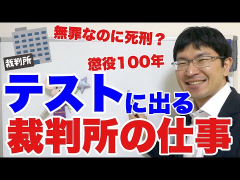 【中3社会】裁判所のテストによく出る問題トップ10