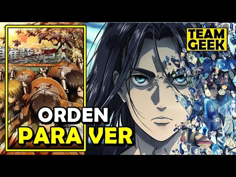 ¿En qué orden ver Attack on Titan?