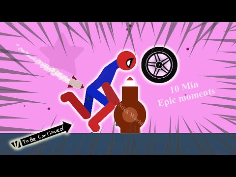 10 Min Best falls | Stickman Dismounting funny and epic moments | Like a boss compilation #690