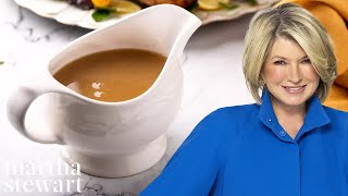 How To Make Basic Turkey Gravy | Martha Stewart