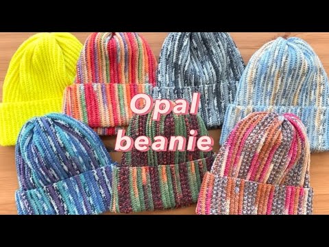 Opal丸ごと1玉編みきり!!Beanie!!〜Love story〜