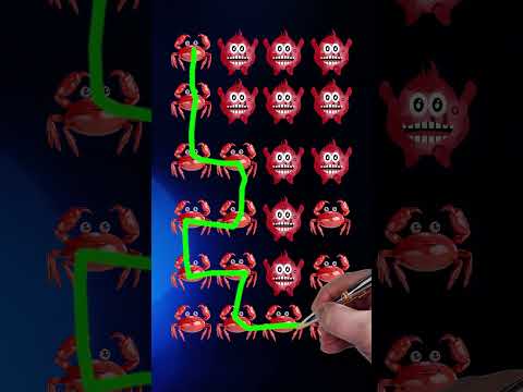 Mr Crab connect puzzle game #shorts #viral #crab