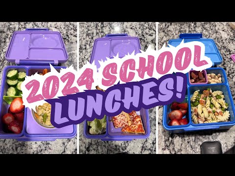 NEW SCHOOL LUNCHES AUG 2024 - School Lunch Ideas for the New School Year