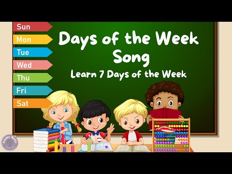 Days Of The Week Song | Seven Days Song for Kids | Nursery Rhymes | Kinder Roots