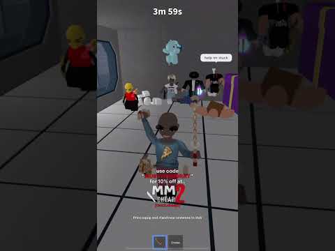 Dodge the knife😜 || #mm2 #roblox #murdermystery #mm2roblox #viral