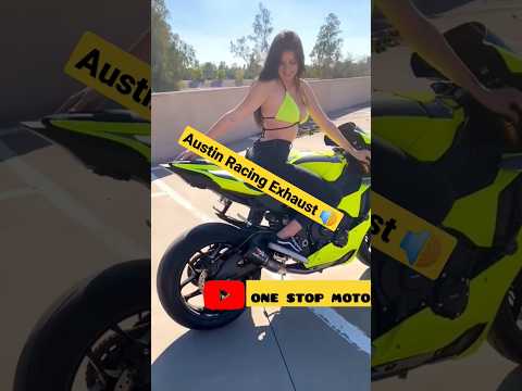 yamaha r1Austin Racing exhaust #viral #viralvideo #shortsfeed #shorts #ytshort #onestopmoto #youtube