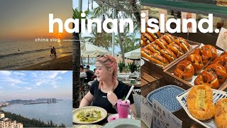 china vlog 🇨🇳 I sanya & haikou 🏖️cafe hopping, beach club in dadonghai, yalong bay, explore the city