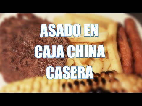 ✅Asado en #Cajachina casera o  #asadordemaduros.🍌#asado #barato