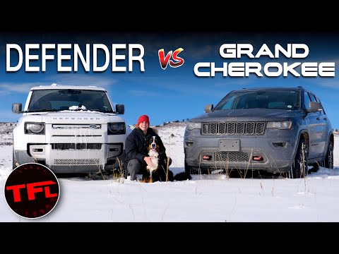 Deepish Snow Tested: $53K Grand Cherokee vs $69K Defender - Which Is Best?