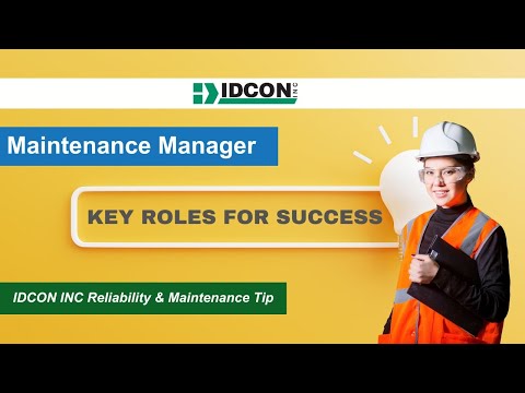 A Maintenance Manager's Keys to Success