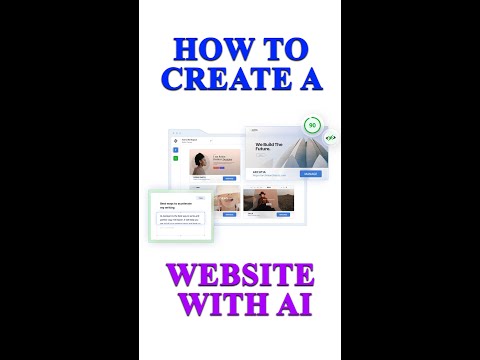 CREATE A WEBSITE WITH AI #shorts #youtubeshorts