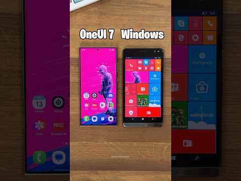 OneUI 7 vs Windows Phone 🤤