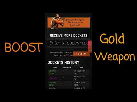 Dying Light | Gold Weapon Docket | 2021 {EXPIRED} #1