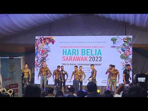 Hari Belia Sarawak 2023 - Pertandingan Bina Badan