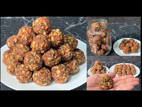 ताकत से भरपूर लड्डू/ रोज़ाना एक खाओ, कमज़ोरी दूर भगाओ/ Protien-Rich Energy Booster Ladoo Recipe