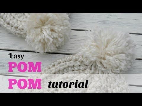 Easy Pom Pom Tutorial