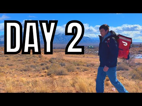 Crossing America With Only DoorDash/Uber Eats - Day 2