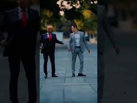 Elon and Donald Staying Alive Dance