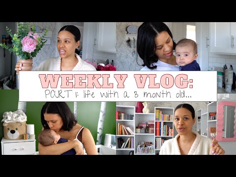 WEEKLY VLOG PT 1: I’m losing all my hair, meet my babyboy, Homegoods girly haul, motherhood is hard.