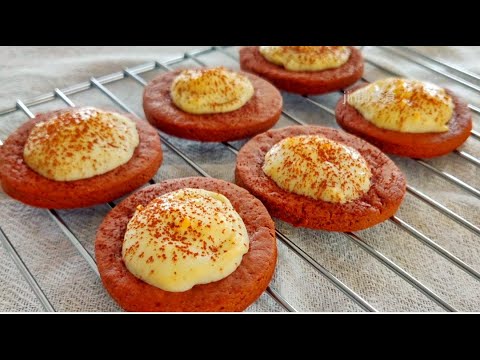 Amazing! Cocoa cream cheese cookies recipe, Super delicious, fall in love with one bite