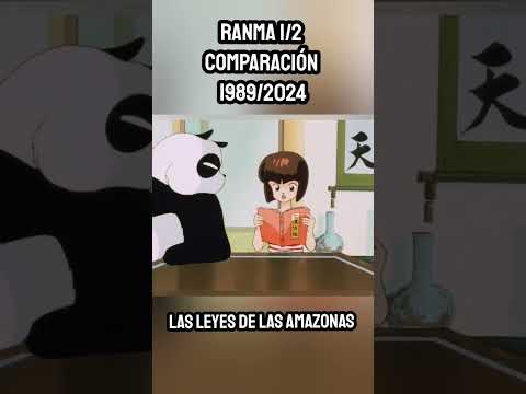 Las LEYES de las AMAZONAS Chinas - COMPARACIÓN Ranma 1/2 Serie CLÁSICA 1989 VS Remake  2024