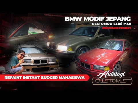 RESTOMOD Low Budget BMW E36 318i M40 JDM Drift Style Hitungan Hari Aja