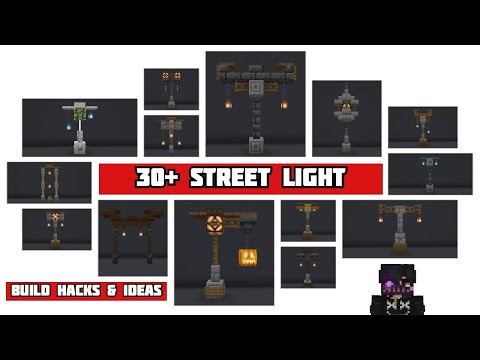 Minecraft : 30+ Street Light Ideas and Designs! [Inspiration & Tips]