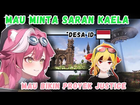 RAORA Keliling Server Minecraft Cari IDE PROYEK JUSTICE, Minta Saran Sepuh KAELA.. 【Hololive | Clip】