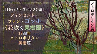 【1分でメトロポリタン展61】フィンセント・ファン・ゴッホ《花咲く果樹園》（1888年 メトロポリタン美術館）