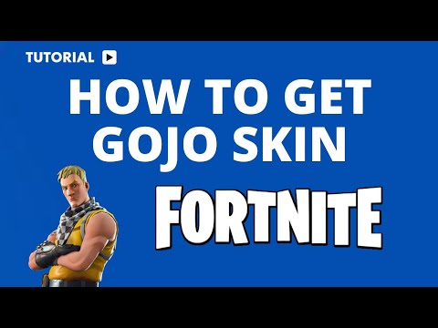 how to get gojo skin in fortnite