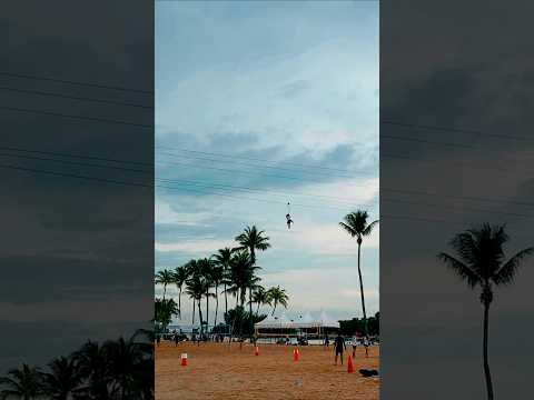 Bungee Jump, Giant Swing, Zipline @ Siloso  beach, Sentosa Island, Singapore | Skypark | AJ Hackett