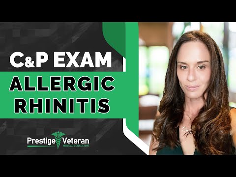 What to Expect in an Allergic Rhinitis C&P Exam | VA Disability