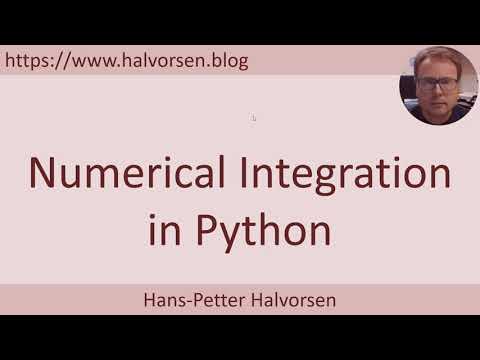 Numerical Integration in Python