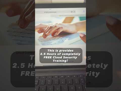 FREE online cloud security courses with certificates 🆓💸