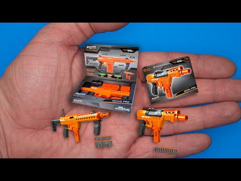 How to make mini Adventure Force Nexus Pro Blaster. Crafts and Hacks  DIY