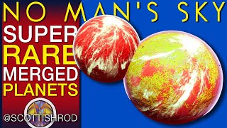 WHAT!!! Super Rare Merged Planet Location Build Here If You Dare! - No Man's Sky - NMS Scottish Rod