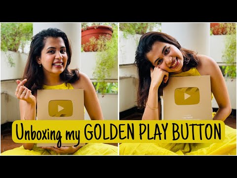 Unboxing my GOLDEN PLAY BUTTON | Ozy Talkies