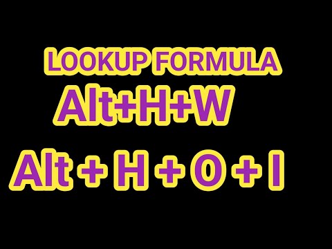 lookup in ms excel wrap text and auto column shortcut keys #education #exceltips #exceltutorial