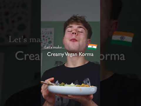 Creamy Vegan Korma 😋😋🤤🤤 #korma #vegan #tasty