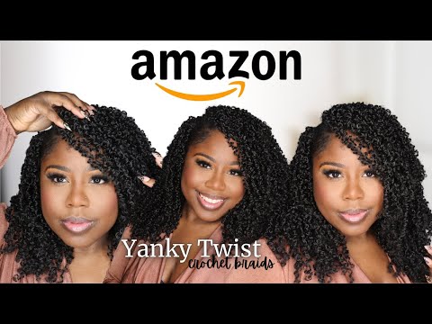 CROCHET BRAIDS - YANKY TWIST FROM AMAZON | Reusuable Crochet Hair | 45 minute Install