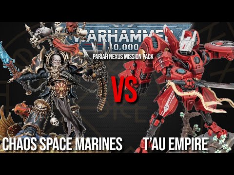 Chaos Space Marines Vs T'au Empire - Warhammer 40k 10th Edition