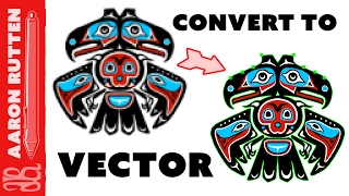 How to CONVERT Your Digital Art into VECTOR ✔